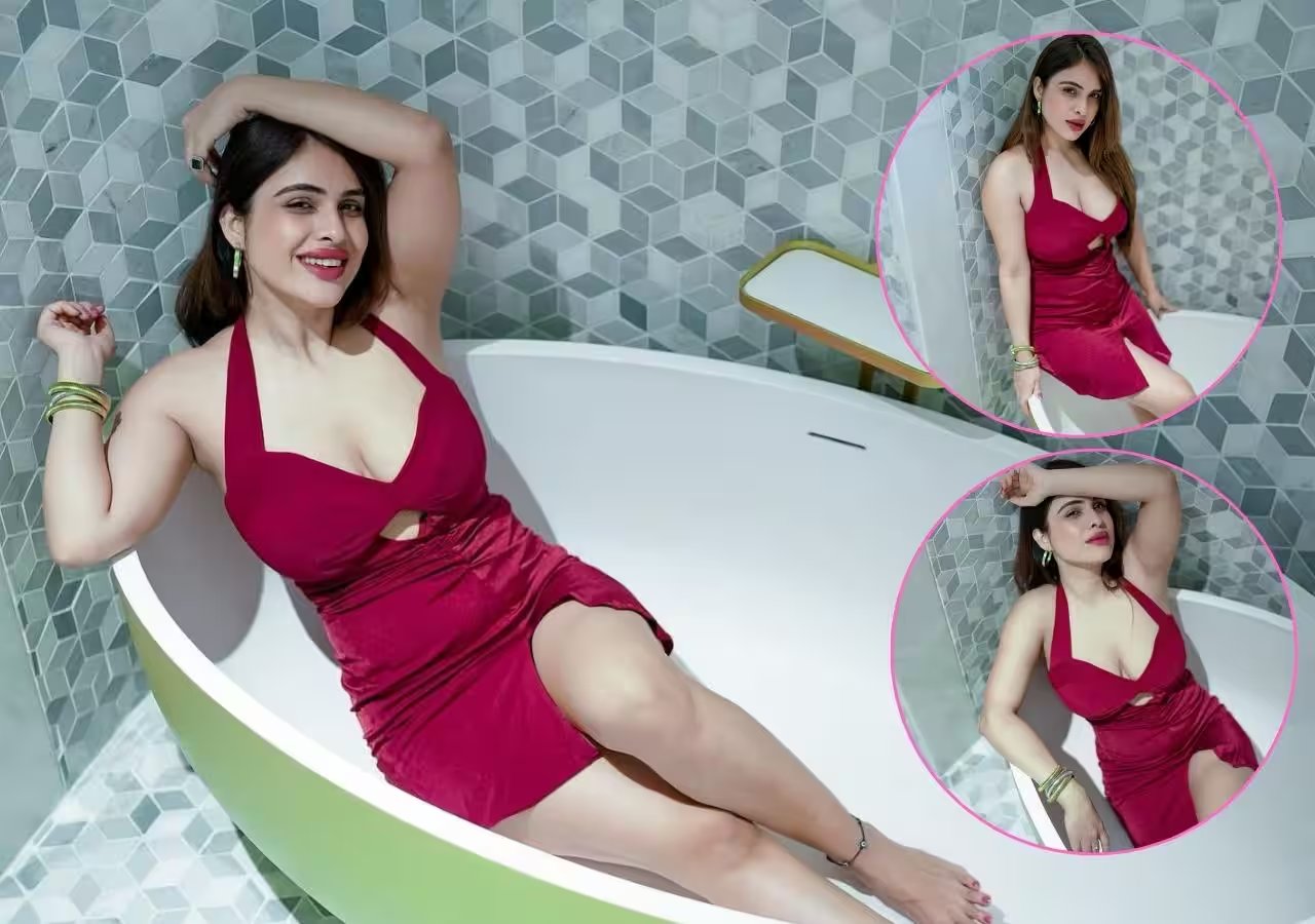 Neha Malik: Neha Malik showed bold style in the bathtub, fans are sighing