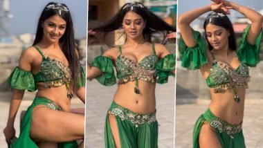 Namrata Malla: Bhojpuri actress Namrata Malla posted a sexy video while taking shower wearing a bikini.