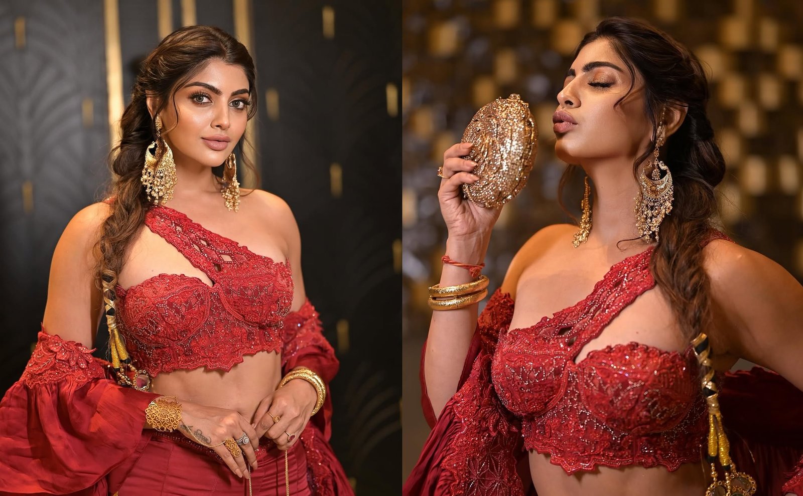 Akanksha Puri Red Dress