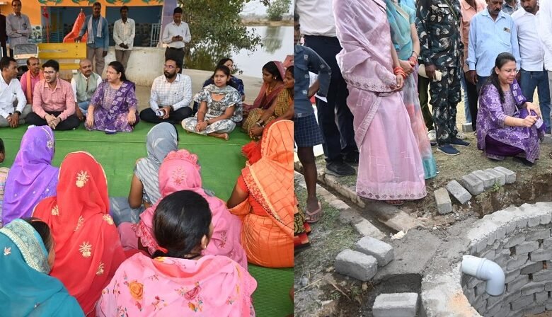 Collector Deepak Soni : कलेक्टर ने सोखता गड्ढा के लिए जोड़ा ईंट, बरगद पेड़ के नीचे लगाई चौपाल 1 Collector Deepak Soni