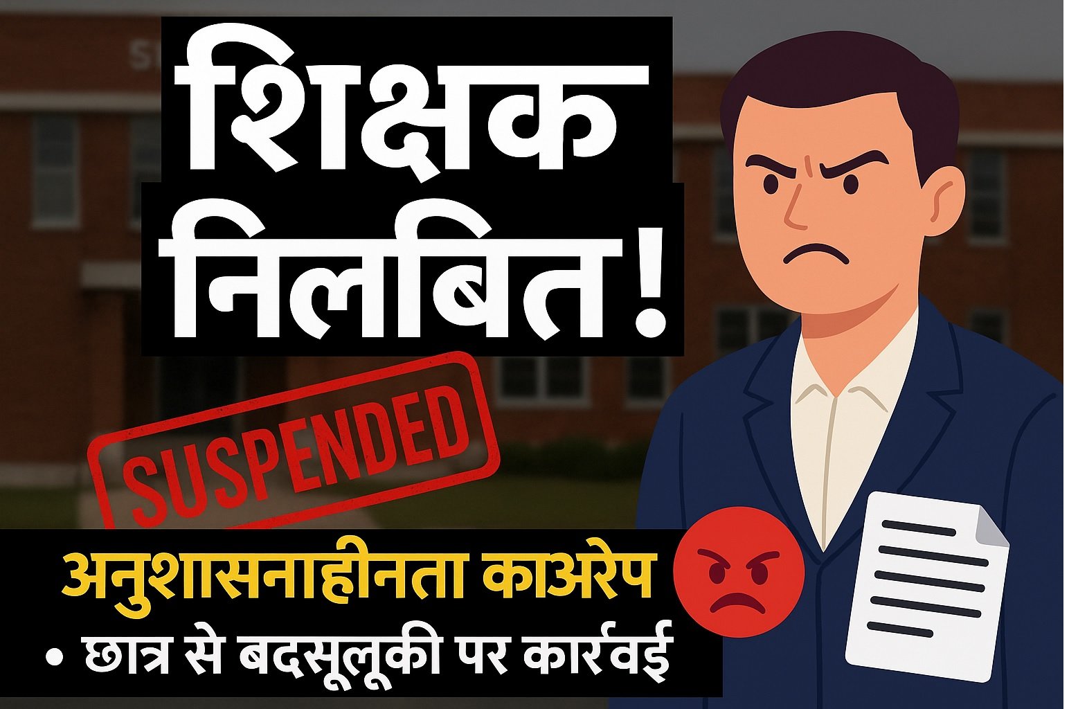 Teacher Suspended