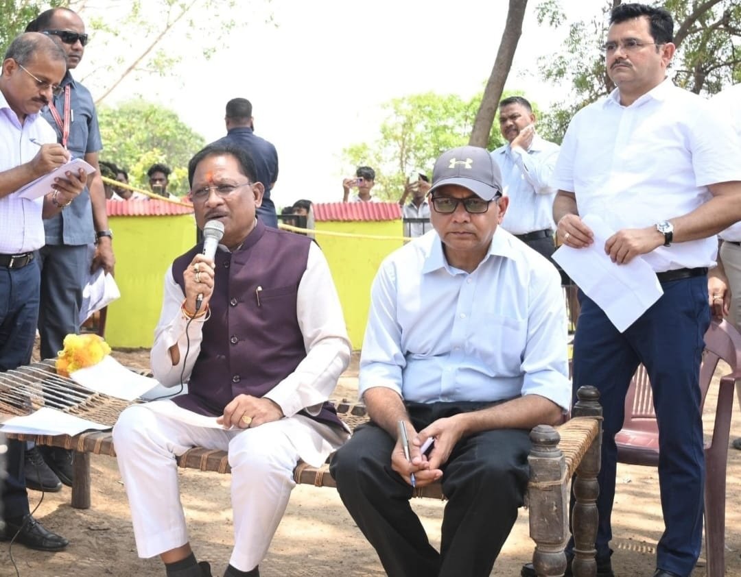 CM Vishnudev Sai Bandora landing