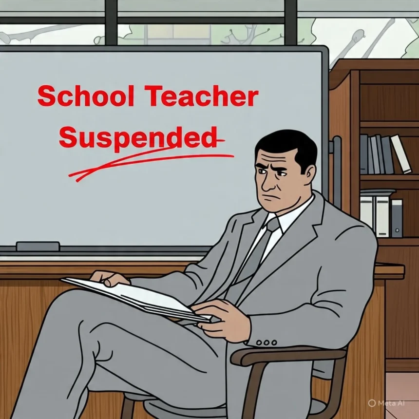 School Teacher Suspended
