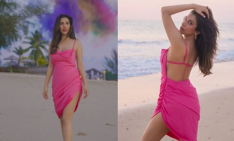 Sophie Choudry Beach Look