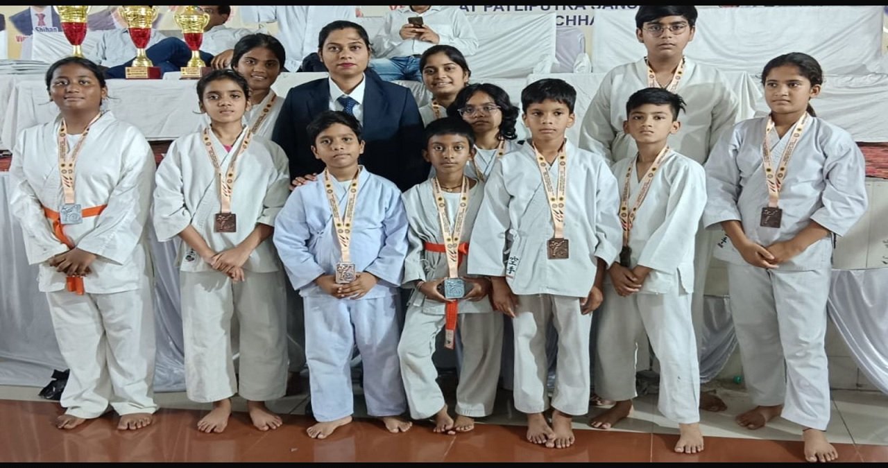 Karate Medal Winners From Sanskar School