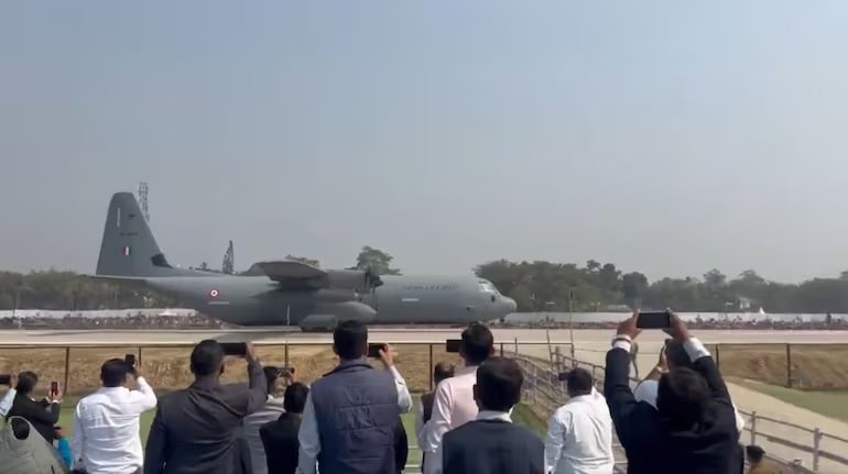 C-130J Aircraft Landing