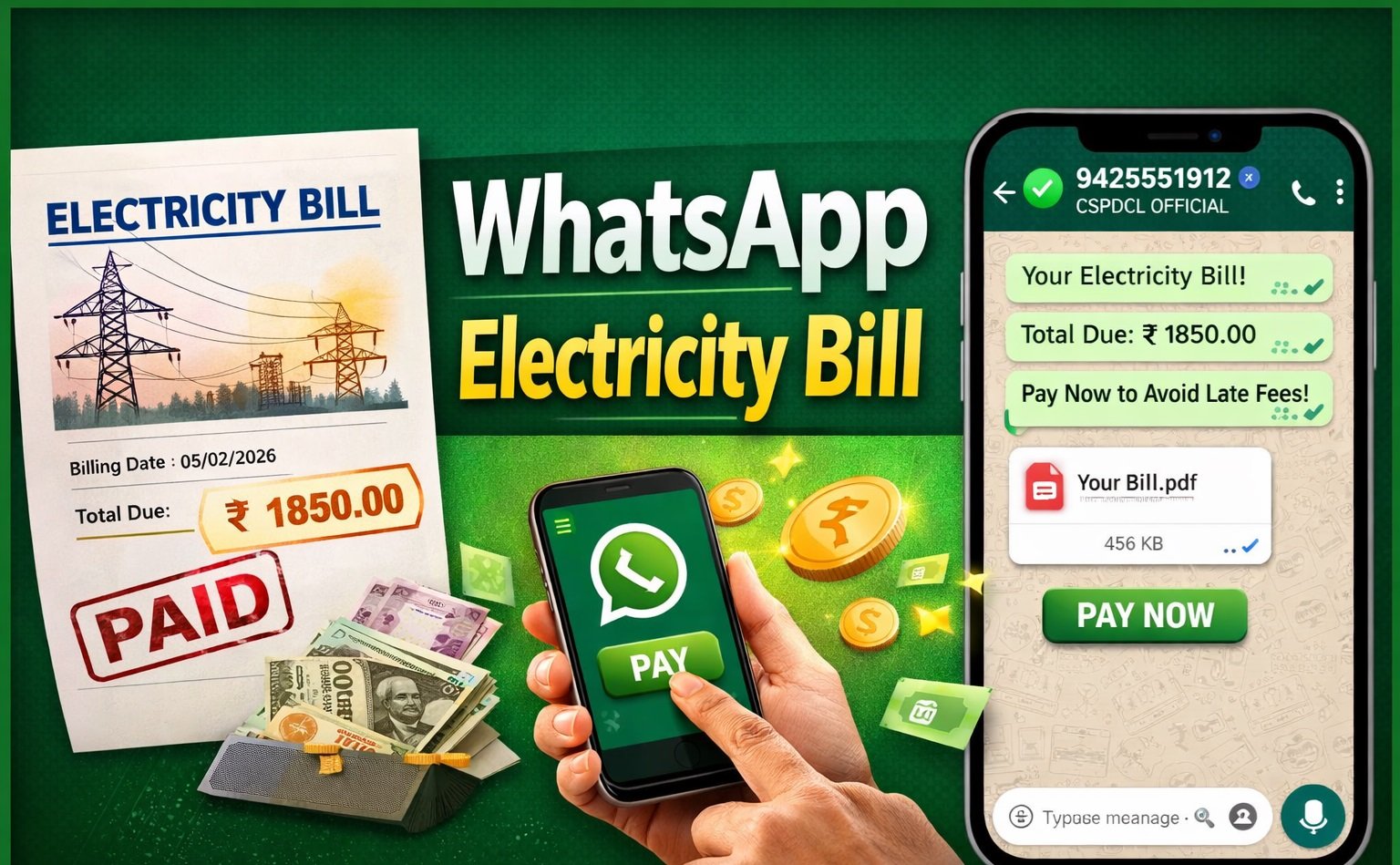 WhatsApp Electricity Bill