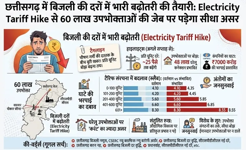 Chhattisgarh Electricity Tariff Hike 