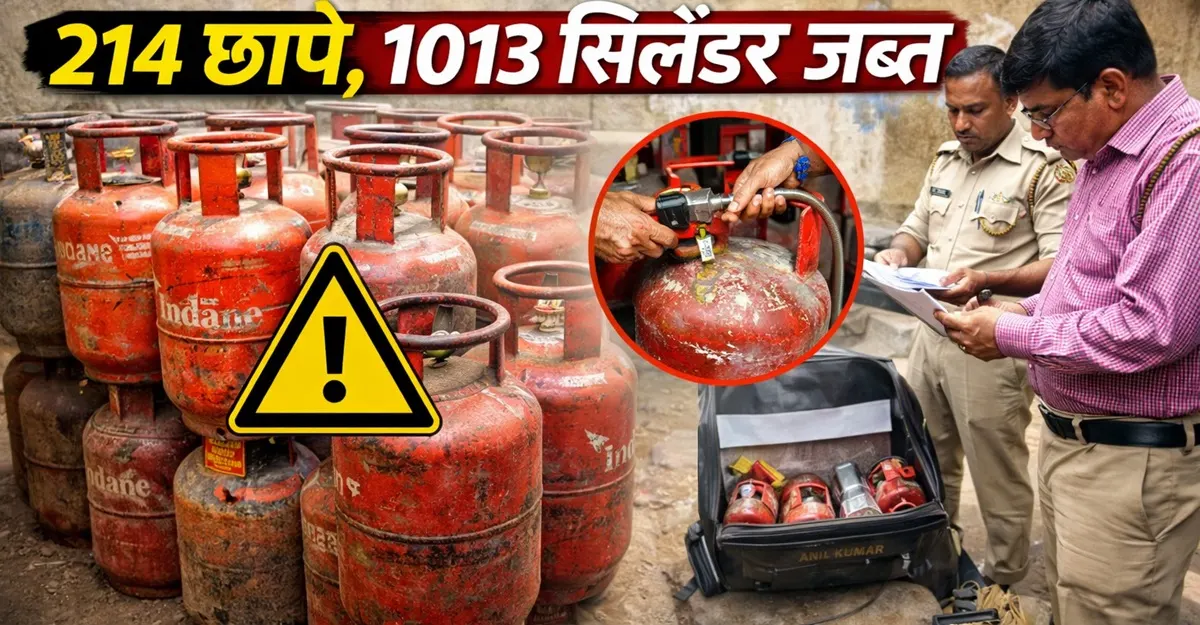 Chhattisgarh LPG Seizure News
