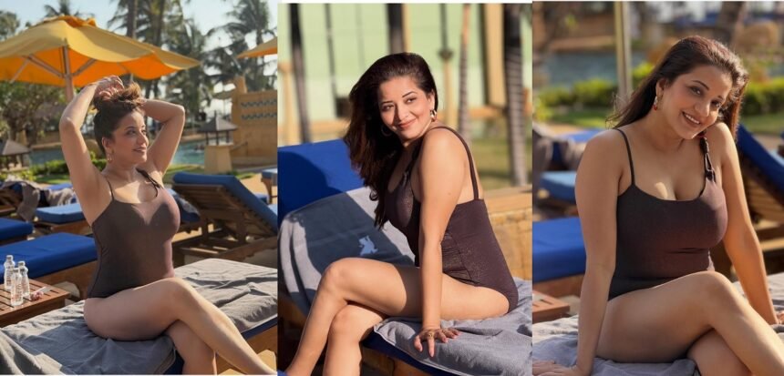 Monalisa Pool Side Photoshoot : पूल साइड पर ग्लैमरस अंदाज़ में नजर आईं ‘मोनालिसा’ 1 Monalisa Pool Side Photoshoot