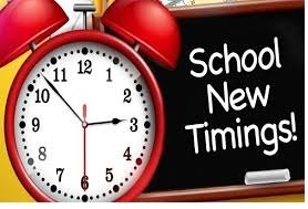 School Timing Change