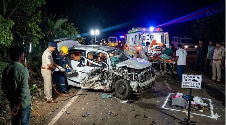 Chhattisgarh Road Accident