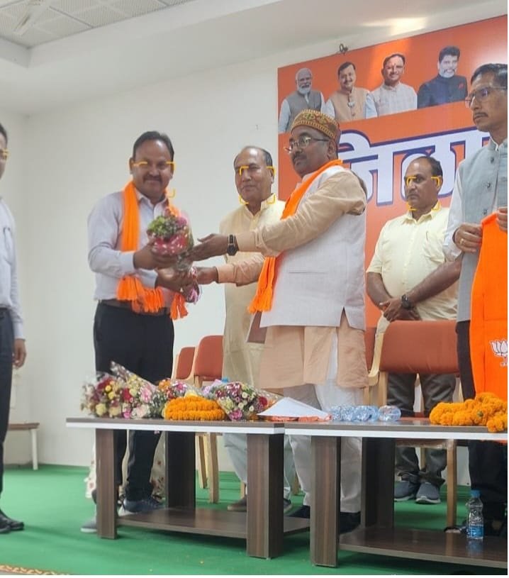 Vinod Jaiswal BJP Education Cell Ramanujganj