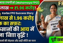 Korba FPO Success : 7 लाख से 1.96 करोड़ तक पहुंचा महामाया एफपीओ, किसानों की आय बढ़ाने बना मिसाल