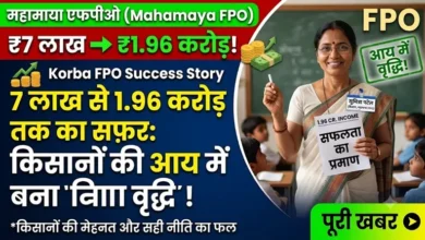 Korba FPO Success : 7 लाख से 1.96 करोड़ तक पहुंचा महामाया एफपीओ, किसानों की आय बढ़ाने बना मिसाल