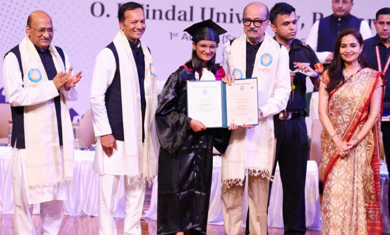 OP Jindal University : 688 को डिग्री, 84 मेधावियों को मेडल, राज्यपाल ने दिया बड़ा संदेश