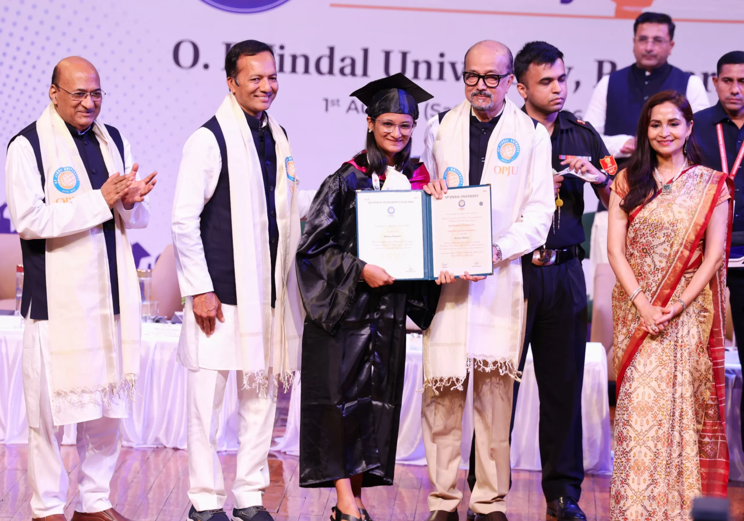 OP Jindal University : 688 को डिग्री, 84 मेधावियों को मेडल, राज्यपाल ने दिया बड़ा संदेश
