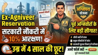 Ex-Agniveer Reservation : सरकारी नौकरी में 10% आरक्षण, उम्र में 4 साल की छूट