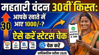 Mahtari Vandan 30th Installment : महतारी वंदन योजना की 30वीं किस्त जारी, ऐसे करें भुगतान स्टेटस चेक