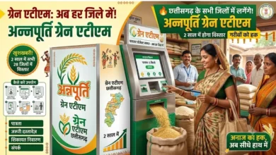 Grain ATM Chhattisgarh  :  छत्तीसगढ़ के सभी जिलों में लगेंगे अन्नपूर्ति ग्रेन एटीएम, 2 साल में होगा विस्तार