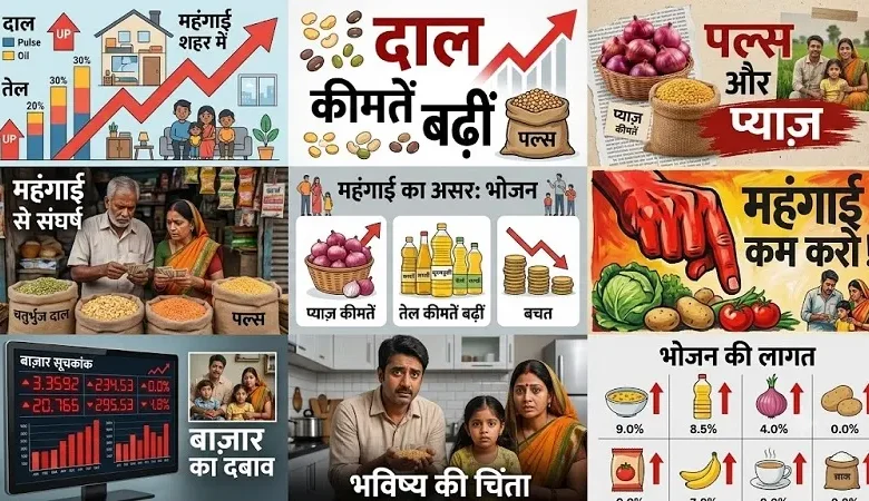 Kitchen Budget : प्याज, चीनी, दाल और तेल ने बिगाड़ा रसोई का बजट, एक महीने में ऐसे बढ़ी कीमतें
