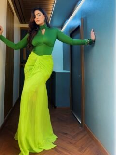 Shweta Tiwari Bold Look  : 45 की उम्र, 2 बच्चों की मां श्वेता तिवारी का ग्लैमरस अंदाज, ग्रीन-नियॉन लुक में ढाया कहर 