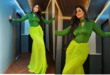 Shweta Tiwari Bold Look : 45 की उम्र, 2 बच्चों की मां श्वेता तिवारी का ग्लैमरस अंदाज, ग्रीन-नियॉन लुक में ढाया कहर