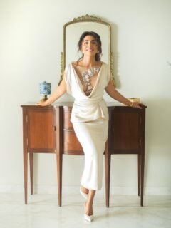 Shriya Saran New Look : व्हाइट ड्रेस में श्रिया सरन का ग्लैमरस अंदाज, तस्वीरों पर टिकी नजरें