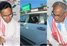 Assam Bhupesh Baghel Convoy Attack : असम में भूपेश बघेल के काफिले पर पथराव, एसिड फेंकने का भी आरोप