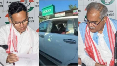 Assam Bhupesh Baghel Convoy Attack : असम में भूपेश बघेल के काफिले पर पथराव, एसिड फेंकने का भी आरोप