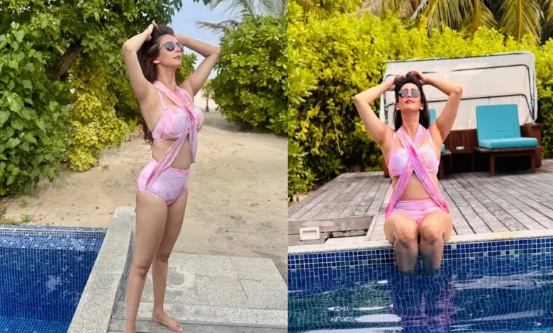 Chahat Khanna Bikini Look : 40 की उम्र में चाहत खन्ना का बोल्ड अंदाज, Beach पर बिखेरा जलवा