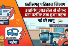 Chhattisgarh Transport Department : ड्राइविंग लाइसेंस से लेकर बस परमिट तक हुआ महंगा, नई दरें लागू