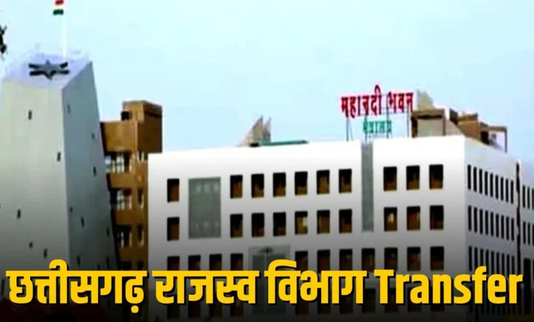 CG Transfer News : राजस्व विभाग में 57 तहसीलदार-नायब तहसीलदारों का तबादला, देखें सूची
