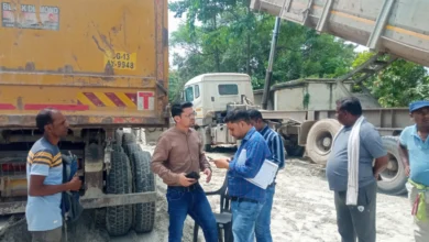 Katangpali Flyash News : आशीष गोयल माइंस का कारनामा! 500 गाड़ियों की राख पानी में बहाई, 6 वाहन जब्त