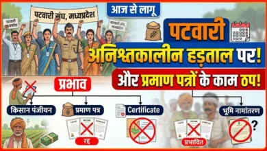 Patwari Strike : आज से अनिश्चितकालीन हड़ताल पर पटवारी, किसान पंजीयन से प्रमाण पत्रों तक के काम होंगे प्रभावित