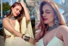 Neha Malik London Look : लंदन में नेहा मलिक का देसी अंदाज, साड़ी में टॉवर ब्रिज के सामने कराया फोटोशूट